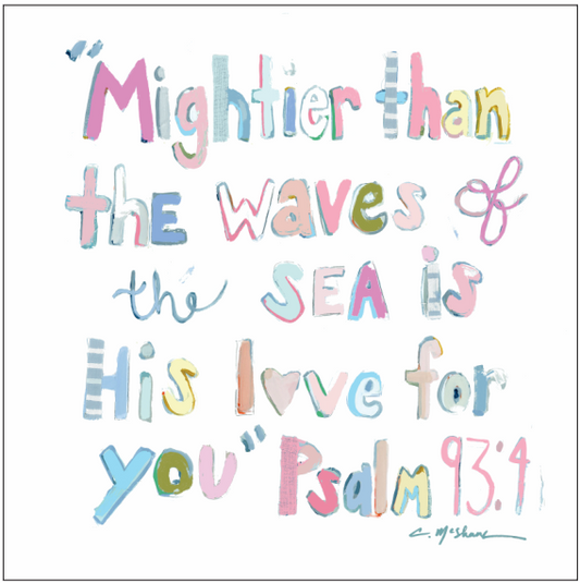 Psalm Pink 5.5x5.5 | 0.75in. Acrylic Shelfie | Case of 25