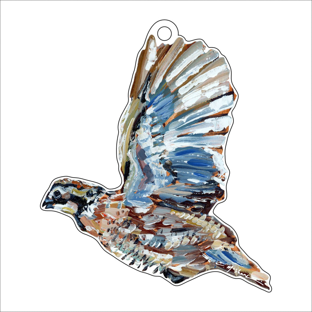 Quaint Quail | 0.25in. Acrylic Ornament | Mix and Match (any 10+)