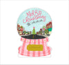 RIA-063 Bardstown Pink Snow Globe Mini | 0.50" Acrylic Ornament | Case (any 10+)