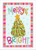 Merry and Bright Colorful | 0.75" Acrylic Contour | Case (any 10+)