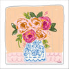 RIA-056 Carrie Mae Floral Mini | 0.50" Acrylic Ornament | Case (any 10+)