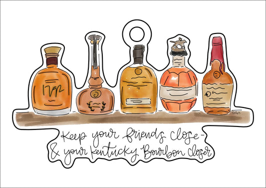 Kentucky Bourbon Closer | 0.125" Acrylic Ornament | Case (any 10+)