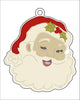 Jolliest Santa Red | 0.125" Acrylic Ornament | Bulk (50)