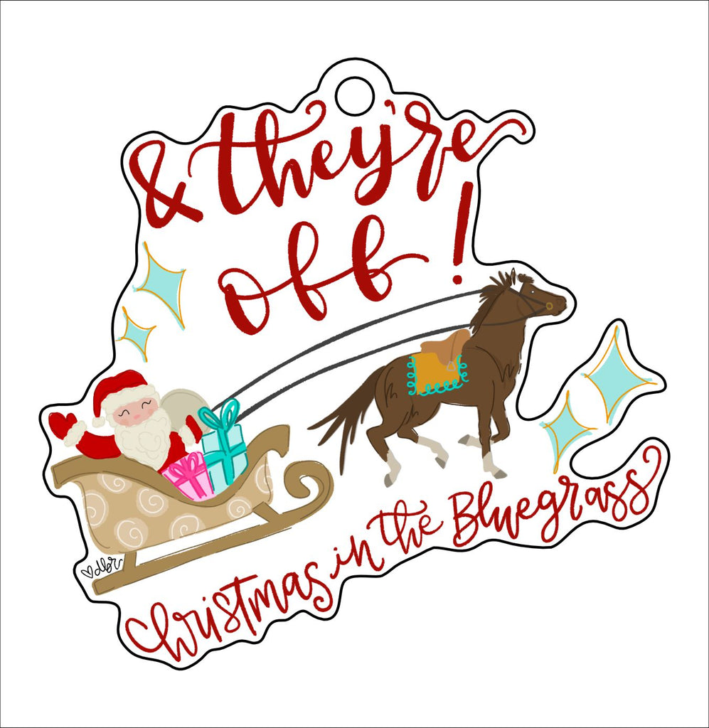 & They're Off | 0.125" Acrylic Ornament | Bulk (50)