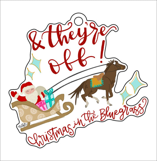 & They're Off | 0.125" Acrylic Ornament | Case (any 10+)