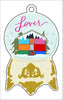 Lover House Snowglobe | 0.125" Acrylic Ornament | Case (any 10+)