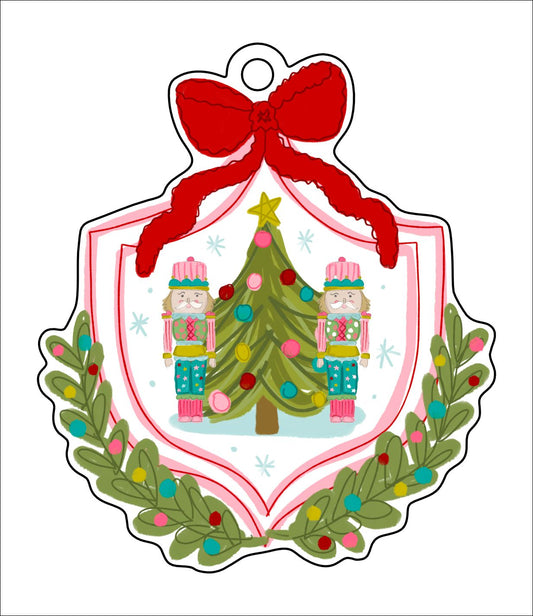Nutcracker Crest | 0.125" Acrylic Ornament | Case (any 10+)