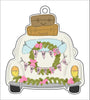 Just Married Car | 0.125" Acrylic Ornament | Bulk (50)