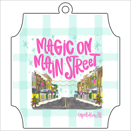 Magic on Main Opeloka | 0.125" Acrylic Ornament | Bulk (50)