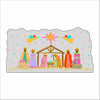 RIA-064 Colorful Nativity | 0.50in. Acrylic Contour | Mix and  Match (any 10+)
