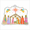 Colorful Nativity | 0.125in. Acrylic Ornament | Mix and Match (any 10+)