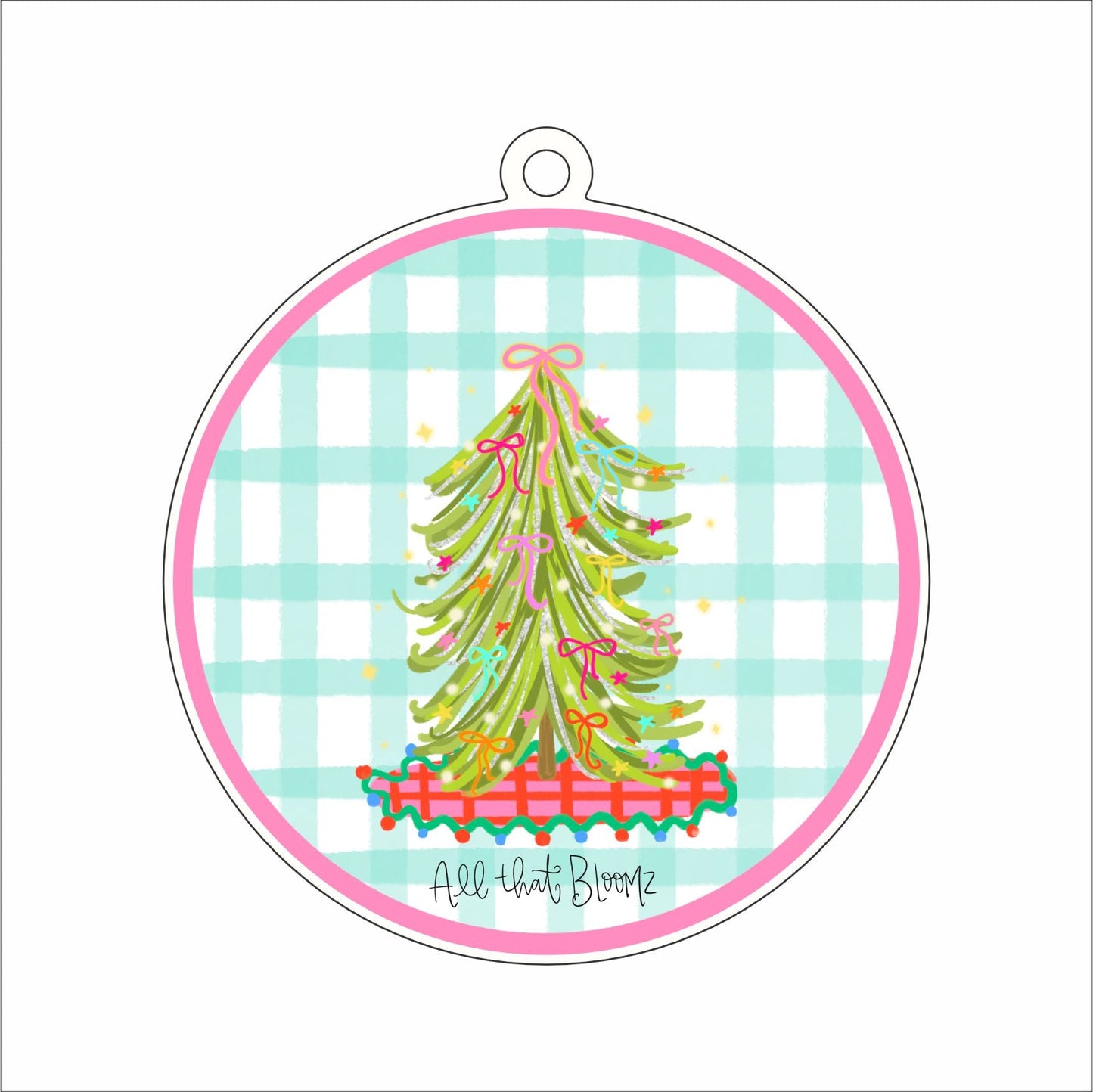 RIA-072 All that Blooms | 0.125in. Acrylic Ornament | Mix and  Match (any 10+)