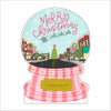 RIA-086 Donalsonville Pink Snowglobe  | 0.75in. Acrylic Contour | Case Bundle of 20