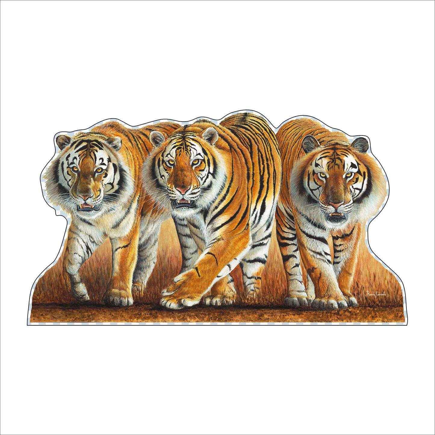 RLC-001 Tigers | 0.75in. Acrylic Cutout | Case (any 10+)