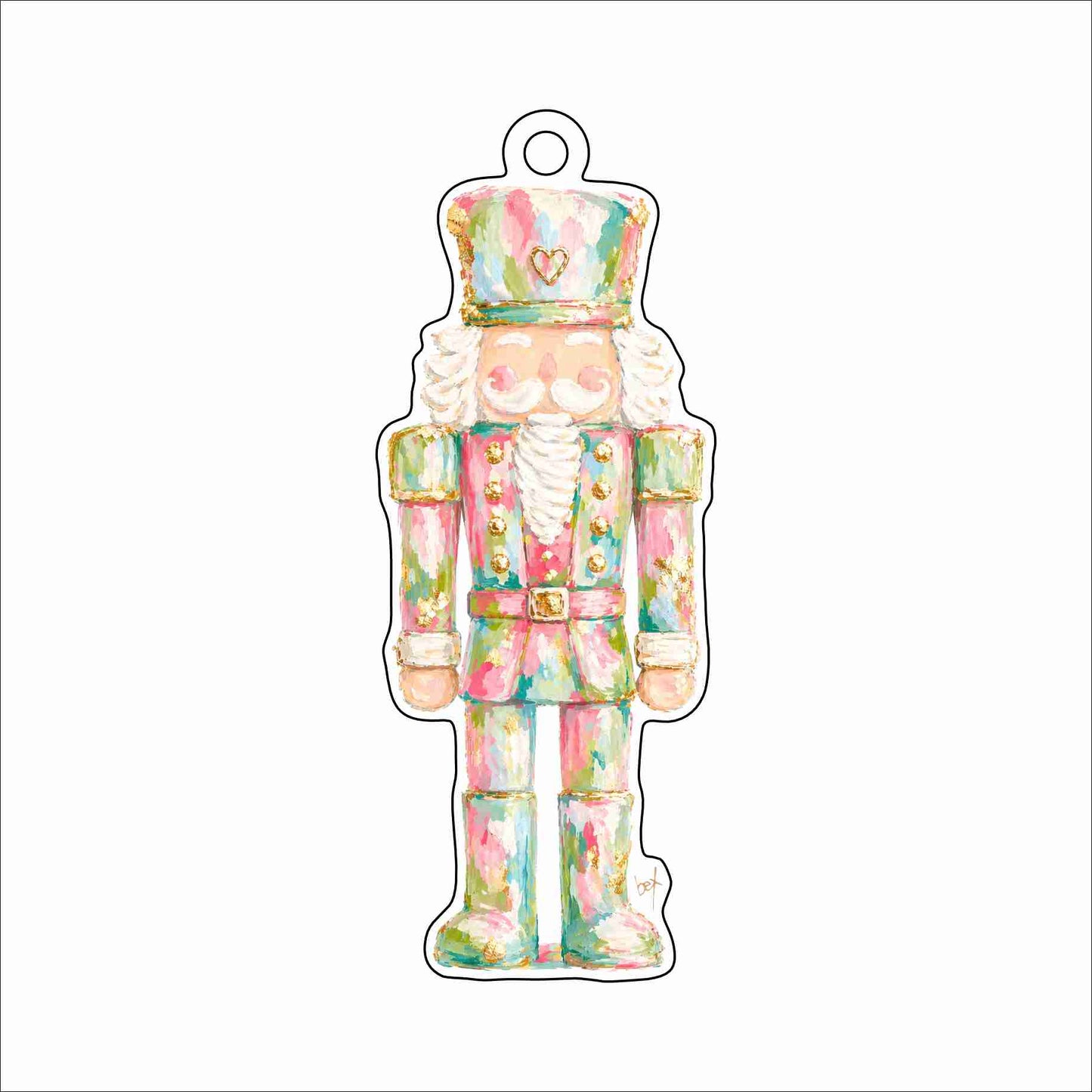 RMC-005 Nutcracker Ornament | 0.25Acrylic Ornament