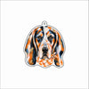 RMC-013 Orange Dog Jewelry Pendant | 0.125Acrylic Jewelry Pendant | Set of 10