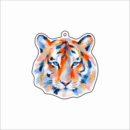 RMC-015 Tiger Blue Jewelry Pendant | 0.125Acrylic Jewelry Pendant | Set of 10