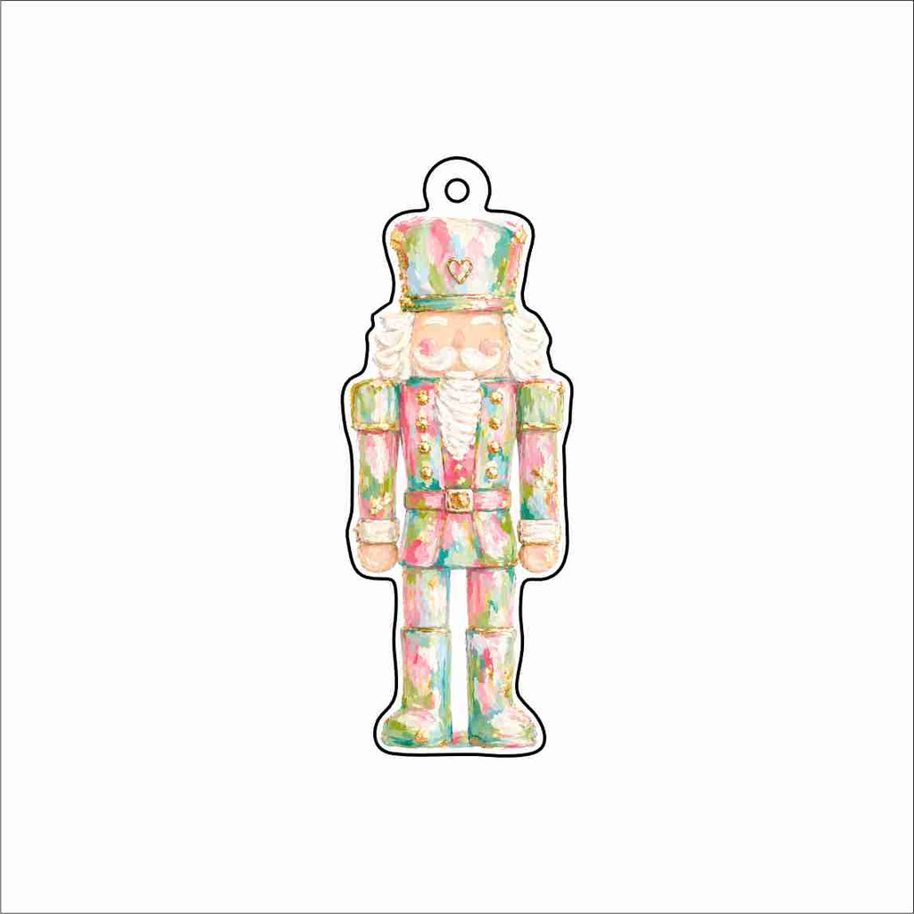 RMC-017 Nutcracker Jewelry Pendant | 0.125Acrylic Jewelry Pendant | Set of 10
