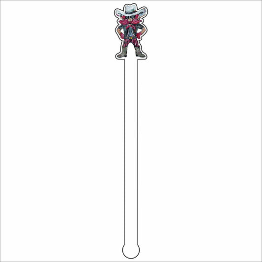 CMS-641-C4 Raid & Rally Drink Stirrer | 0.125Acrylic Stirrer | Set of 4