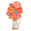 Red Zinnia Flower Mini | 0.50in. Acrylic Mini