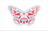 Butterfly Red & Blue Mini | 0.50in. Acrylic Cutout Mini | Mix and Match (any 10+)