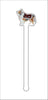 CMS-550-C4 Rev Drink Stirrer Set| 0.125Acrylic Stirrer | Set of 4
