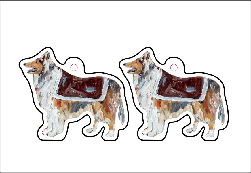CMS-534-C10 Rev Earring  | 0.125Acrylic Earrings | Set of 10