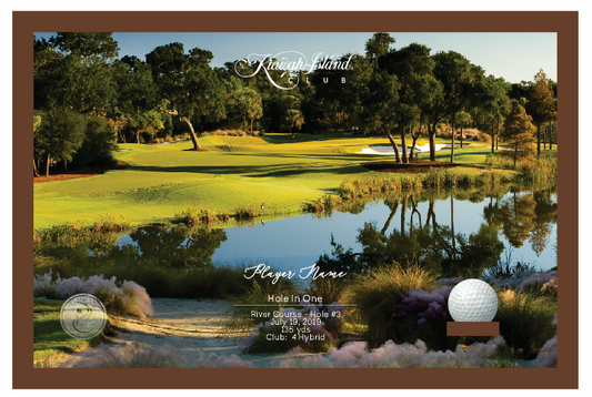 Kiawah Island Club - River | Hole in One Shadowbox | Hole 3