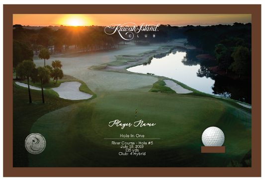 Kiawah Island Club - River | Hole in One Shadowbox | Hole 5