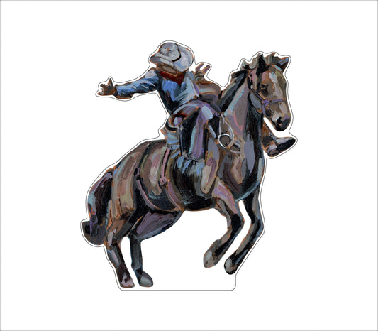 Rodeo Cowboy | 0.50in. Acrylic Mini | Case of 25