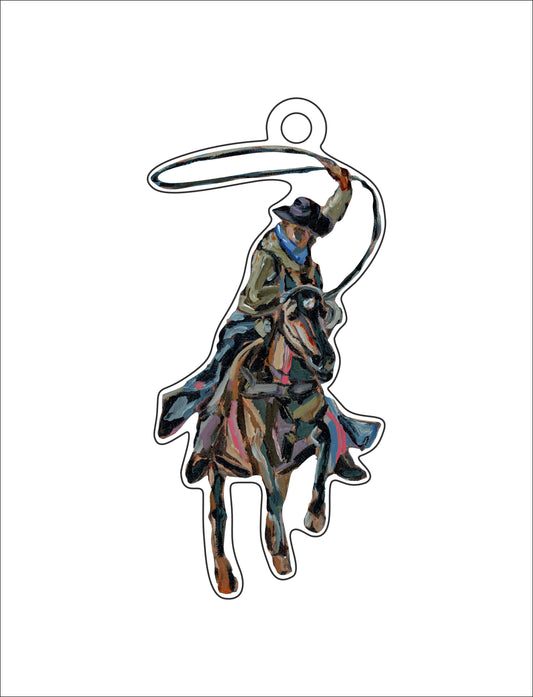 Rodeo Roper | 0.25in. Acrylic Ornament |  Case of 25