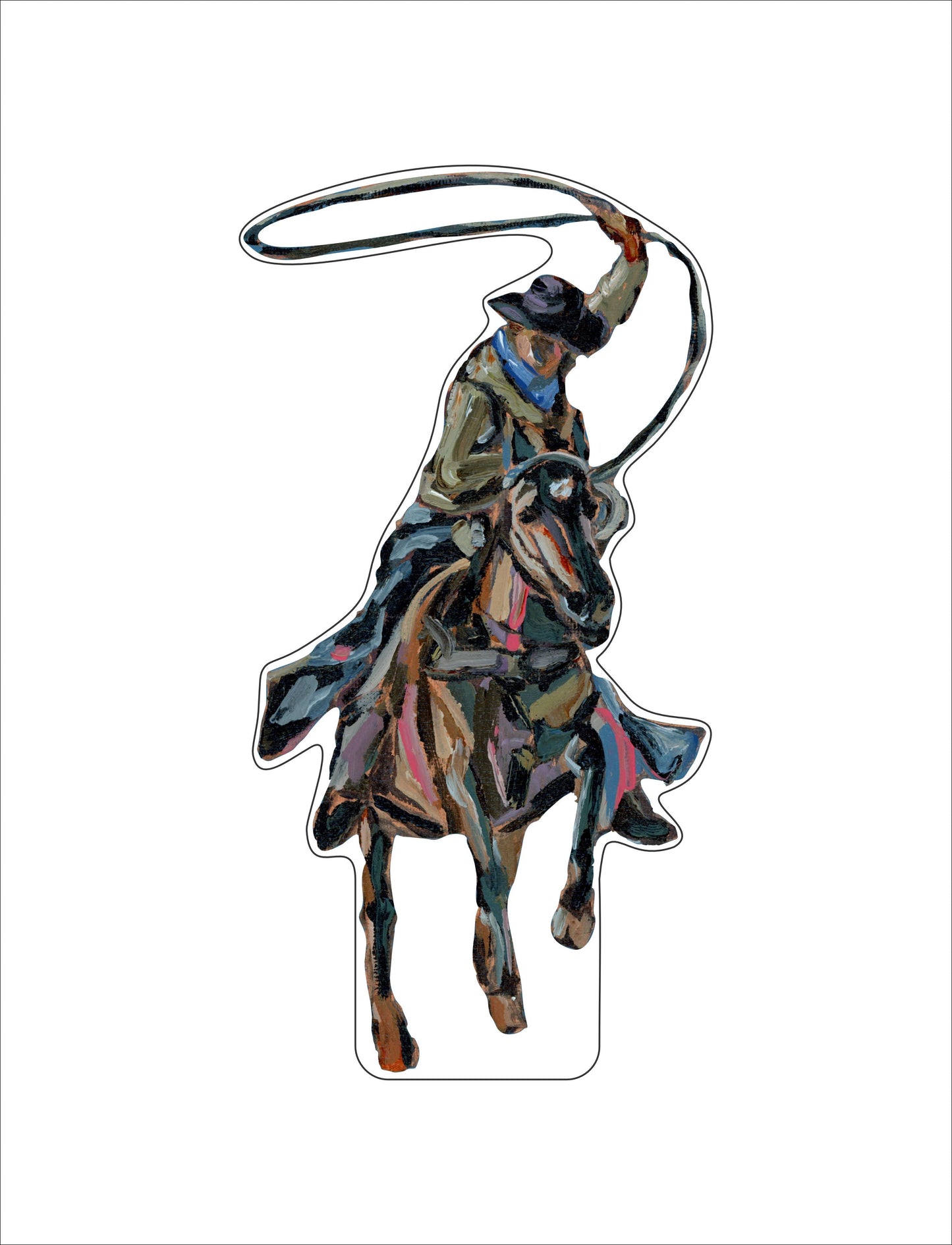 Rodeo Roper | 0.75in. Acrylic Shelfie | Case of 25