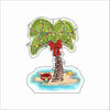 SDD-008 Coastal Christmas Palm Mini | 0.50Acrylic Mini Contour