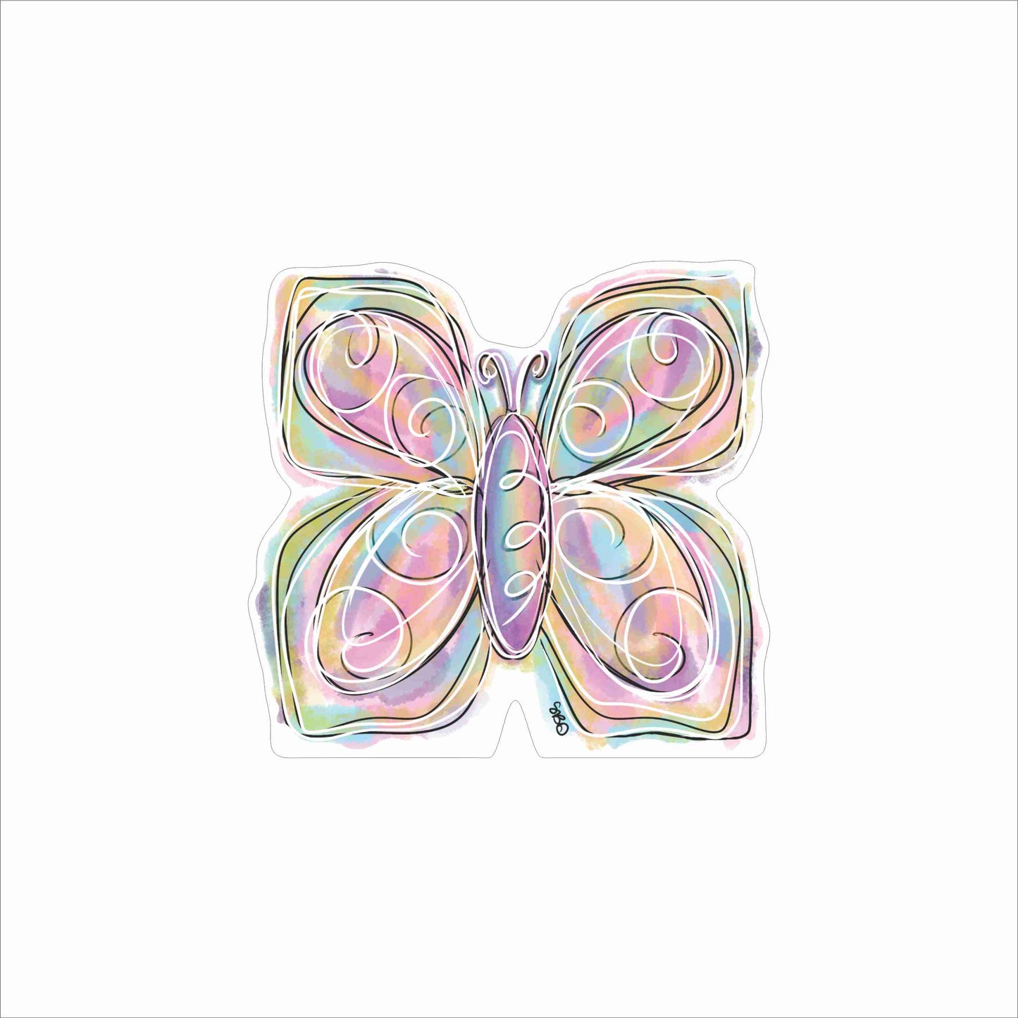 SDD-009 Butterfly | 0.75Acrylic Contour