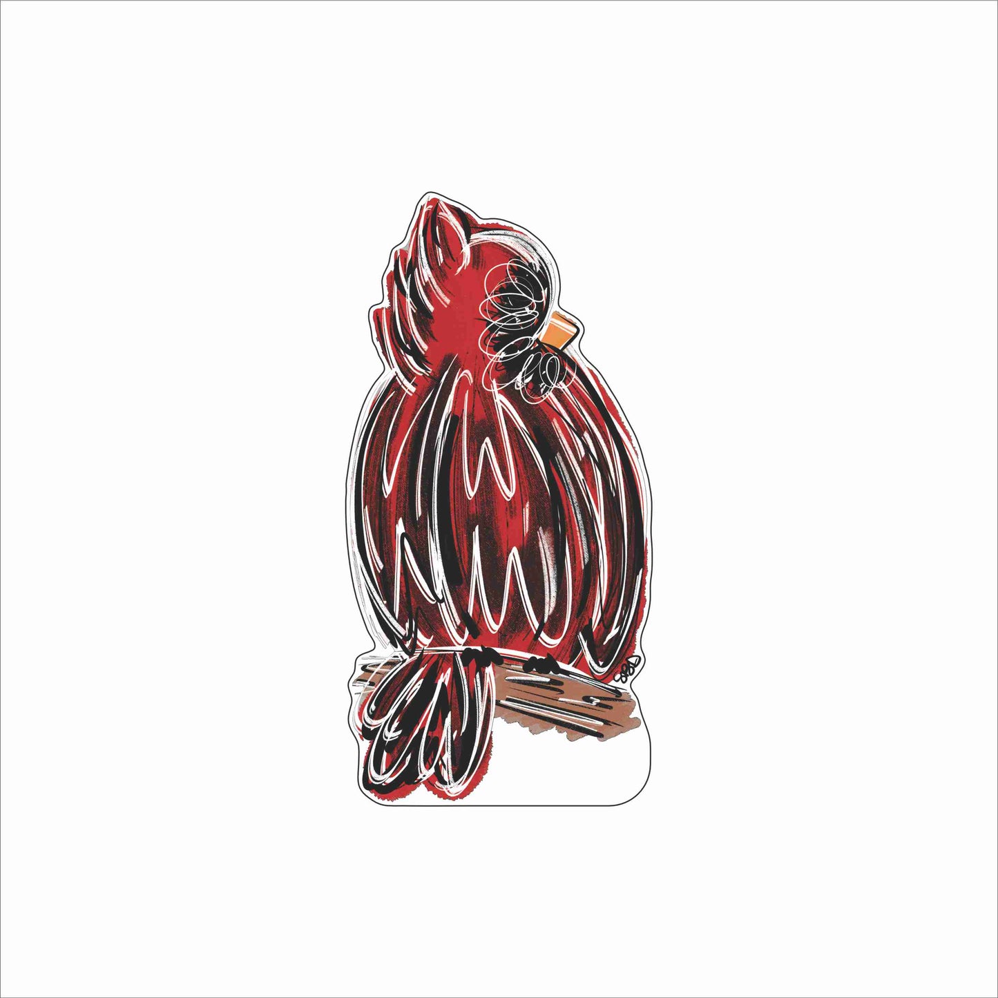 SDD-012 Cardinal | 0.75Acrylic Contour