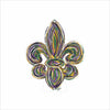 SDD-016 Mardi Gras Fleur de Lis | 0.75Acrylic Contour