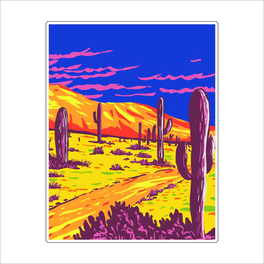 SEA-001 Path in the Desert | 0.75in. Acrylic Contour |