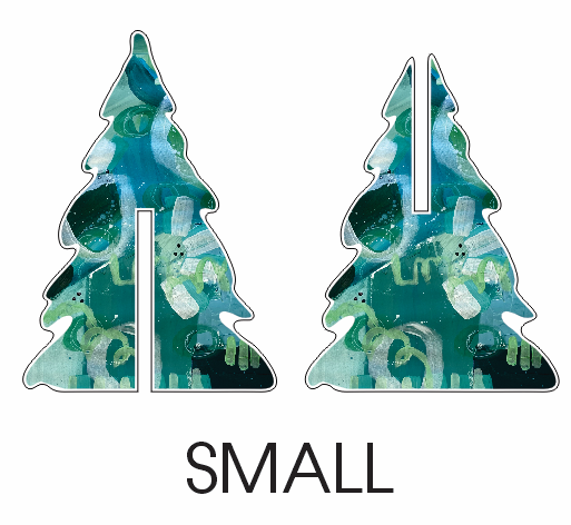 3D Tree Small  | 0.25 Acrylic | Case Bundle of 10