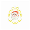 SMJ-012 Yellow Santa Ornament | 0.25Acrylic Ornament