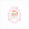 SMJ-013 Pink Santa Ornament | 0.25Acrylic Ornament