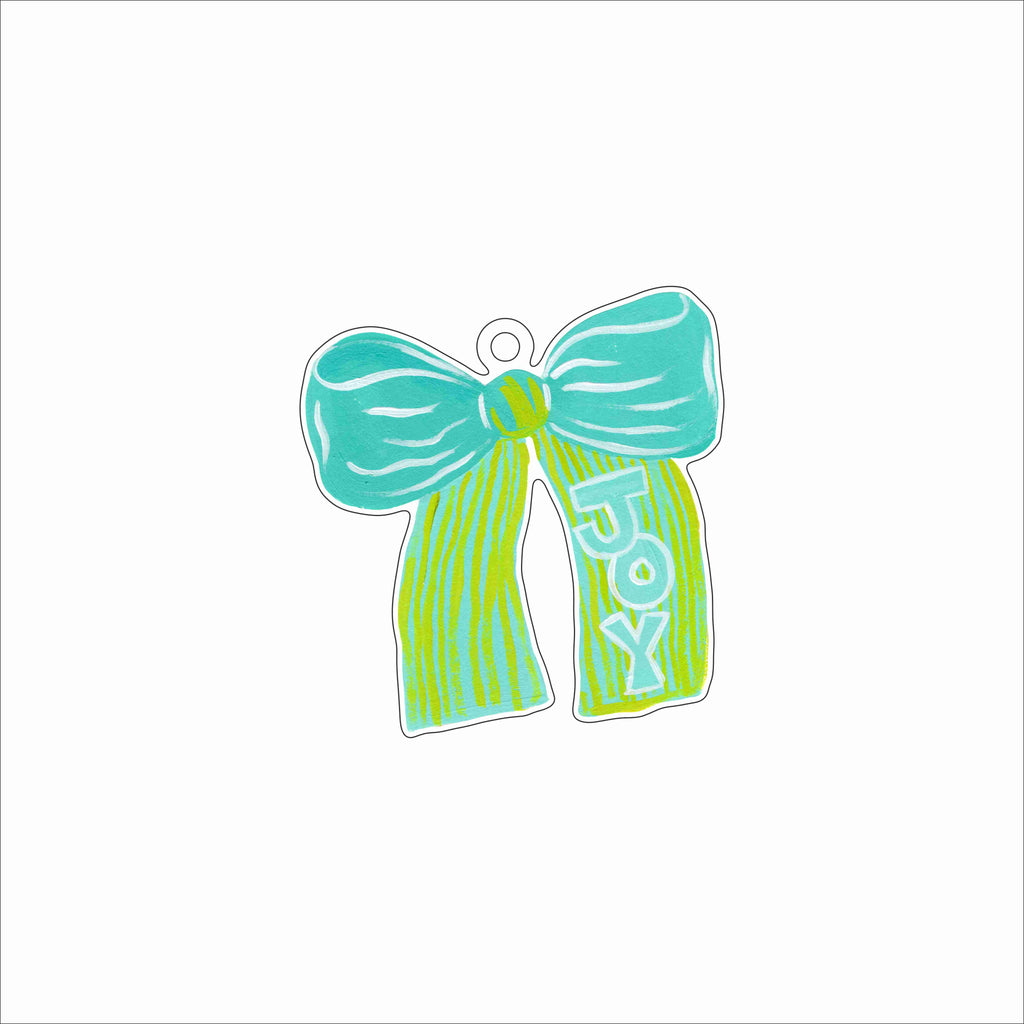 SMJ-019 Bow Ornament | 0.25Acrylic Ornament