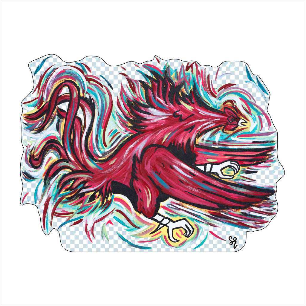 Cocky Feathers | 0.75in. Acrylic Cutout | Case (any 10+)