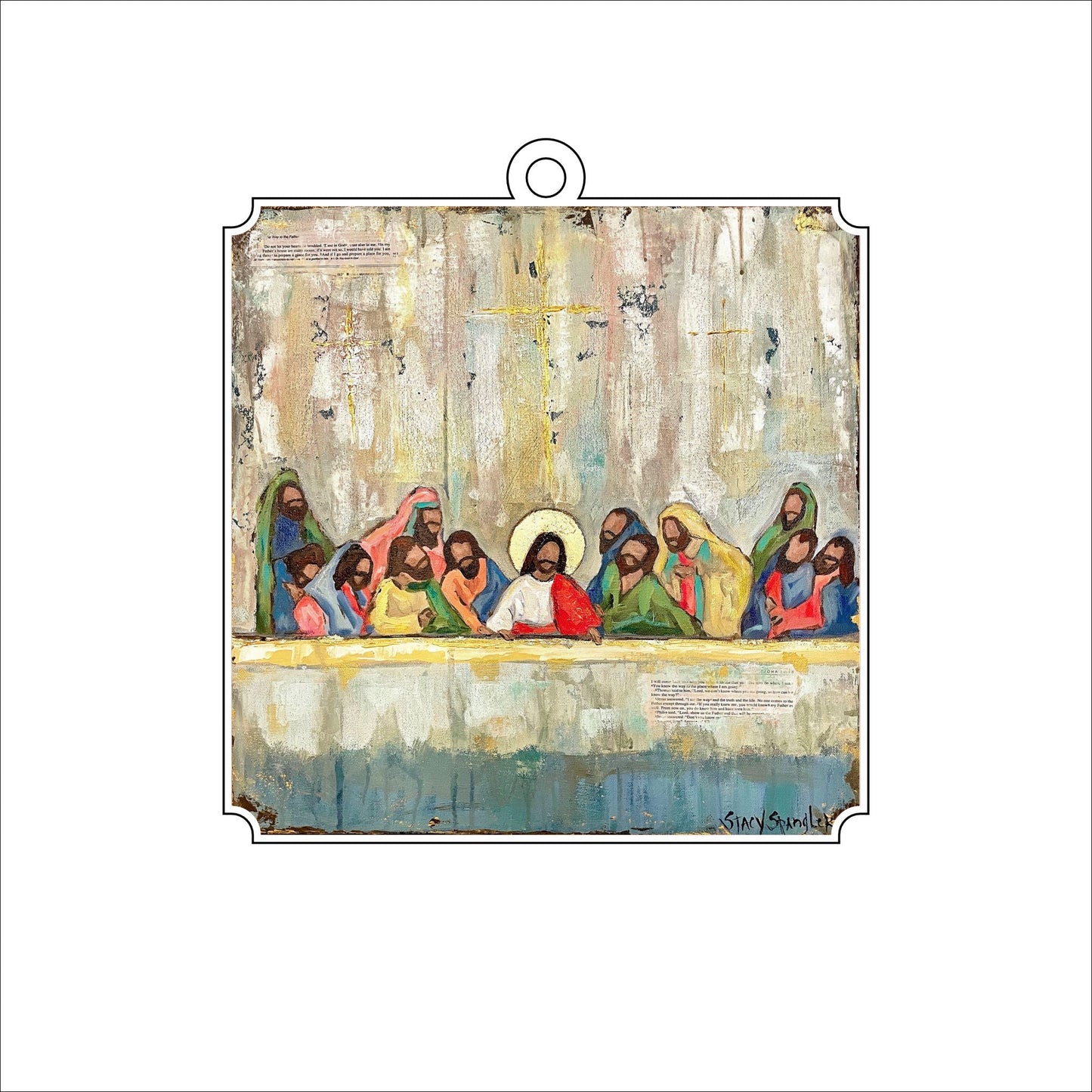 SSA-008 Lord's Supper | 0.25in. Acrylic Ornament | Mix and  Match (any 10+)