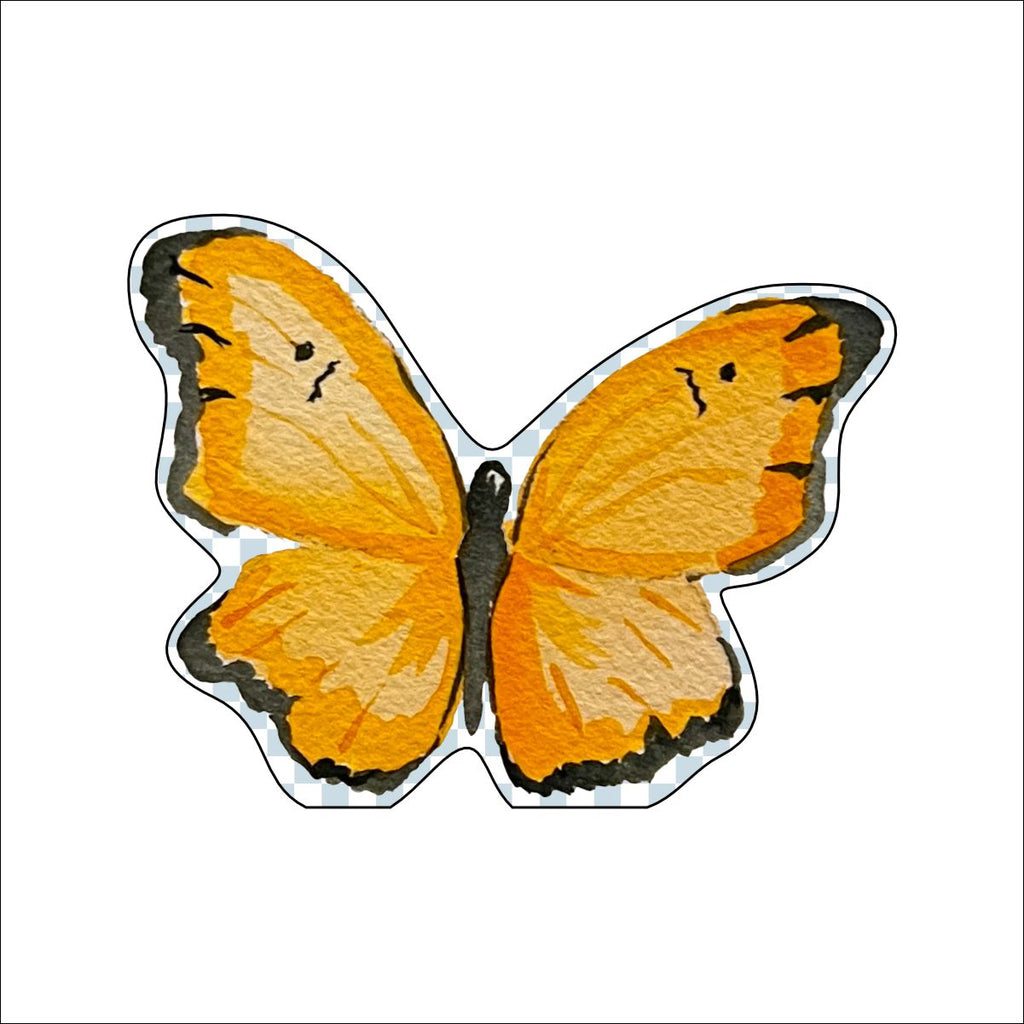 SVA-003 Orange Butterfly | 0.50in. Acrylic Cutout | Case (any 10+)
