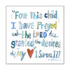 Samuel Blue 5.5x5.5 | 0.75in. Acrylic Shelfie | Case of 25