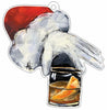 Santa Whiskey Ornament | 0.25in. Acrylic Cutout | Case Bundle any 10+ (Pack of 1)