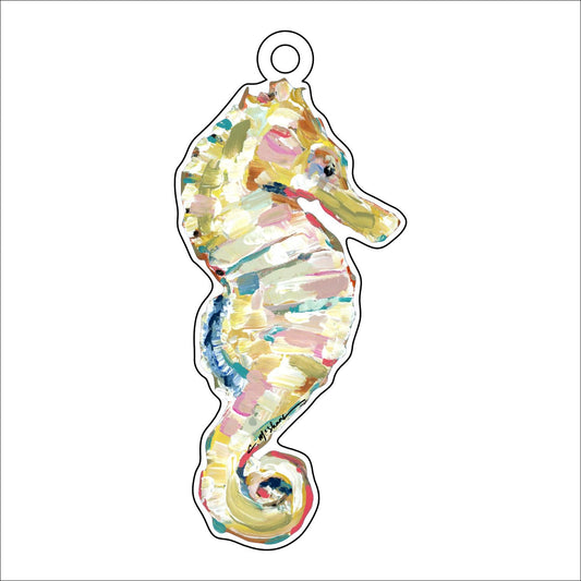Seahorse | 0.25" Acrylic Ornament | Case of 25