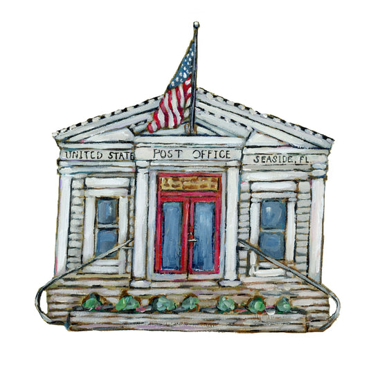 Seaside Post Office | 0.25in. Acrylic Ornament | Mix and Match (any 10+)