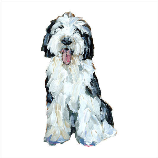Sheepadoodle I | 0.75in. Acrylic Shelfie | Case of 25