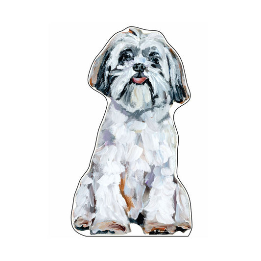 Shih Tzu White Boy | 0.75in. Acrylic Shelfie | Case of 25